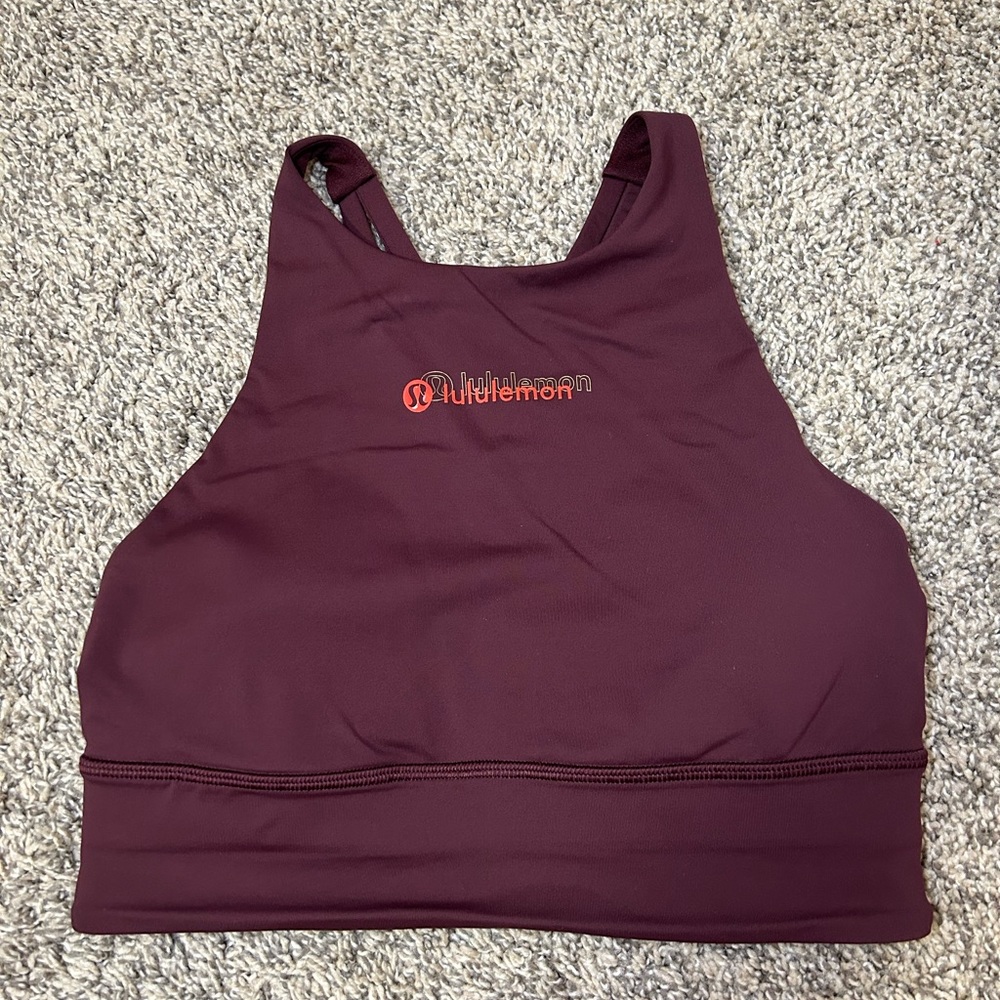 Lululemon sports bra with cross back